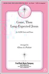 Come, Thou Long Expected Jesus SATB choral sheet music cover